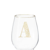 Claro Letter A Curved Tumbler