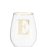 Claro Letter E Curved Tumbler