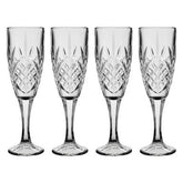 Beaufort Set Of 4 Crystal Champagne Glasses