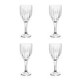 Beaufort Set Of 4 Crystal Wine Glasses
