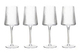 Eldon Set Of Four Ribbed Wine Glasses Mob Packaging