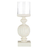 Bati Mango Wood Carved Candle Holder