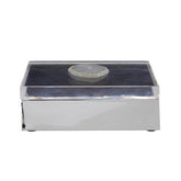 Bowerbird White Agate Large Trinket Box