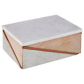 Bowerbird Cowhide Large Trinket Box