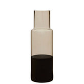 Cova Smoked Glass Bottle Vase