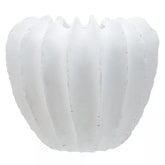 Broc White Textured Vase