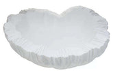 Broc Curved Textured White Bowl