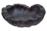Broc Curved Textured Black Bowl