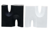 Broc Set Of Two Black And White Bookends