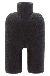 Broc Large Black Sculptured Vase