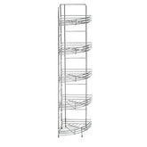 Dara 5 Tier Chrome Corner Storage Rack