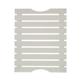 Portland White Wood Slatted Duckboard