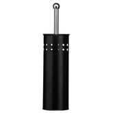 Indy Matt Black Square Design Toilet Brush Holder