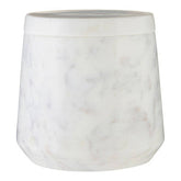 Abaska Off White Marble Cotton Jar