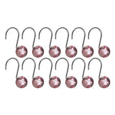 Hot Pink Resin Shower Curtain Hooks