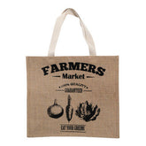 Farmers Market Jute Shopping Bag