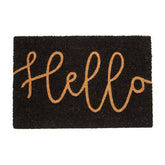 Filta Hello Black Coir Doormat
