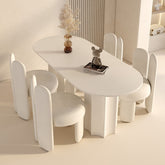 Nordic Style Dining Table Combination, White