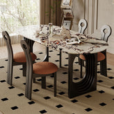Amaris Dining Table, Marble Top