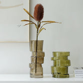 A Set Of Two Costa Glass Vases, Decorations