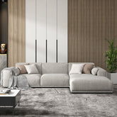 Koch Three Seater Corner, Four Seater Corner Sofa, Linen