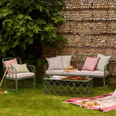 Rizzo Garden Outdoor Sofa Set, Green
