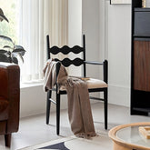 Jiro Dining Chair With Arms, Sold Wood