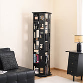 Bartholomew Rotating Bookshelf, Magazine Rack, Solid Wood