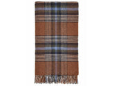 Dorset Shetland Pure New Wool Throw - Rust