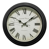 Robello Black Lined Rim Wall Clock