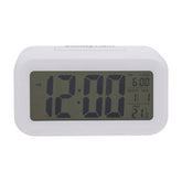 Camran White Lcd Digital Clock