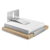 Zack Ango Premium Brushed Stainless Steel Napkin Holder - Elegant Table Essential