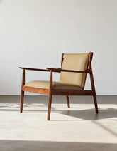 Classic Hans W CH65 Claude Easy Armchair, Solid Wood