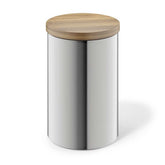 Zack Cera Premium 1L Brushed Stainless Steel Storage Canister - Aroma-Sealing Kitchen Essential