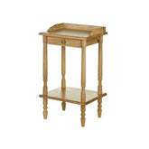 Heva Rectangular Tropical Hevea Wood Side Table
