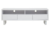 Moritz White High Gloss Media Cabinet