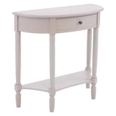 Heritage Grey Putty One Drawer Console Table