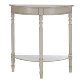 Heritage Grey Putty Pine Wood Console Table