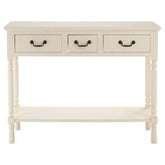 Heritage 3 Drawer Ivory Console Table