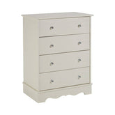 Emily Ivory 4 Drawer Chest