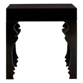 Luis Black High Gloss Finish Side Table