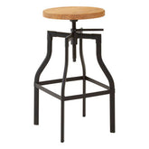 New Foundry Ash Seat Bar Stool