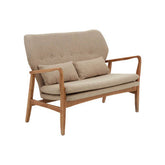 Stockholm Birch Wood Frame 2 Seat Sofa