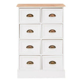 Austin White 8 Drawers Chest
