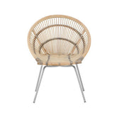 Lagom White Washed Natural Rattan Chair