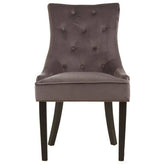 Daxton Storm Grey Velvet Dining Chair