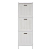 Salon White Wood 3 drawer cabinet