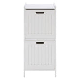 Salon white wood 2 Drawer cabinet