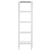 Dayak White 4 Tier Shelf Unit