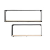 Brixton Set of 2 Cuboid Wall Shelf